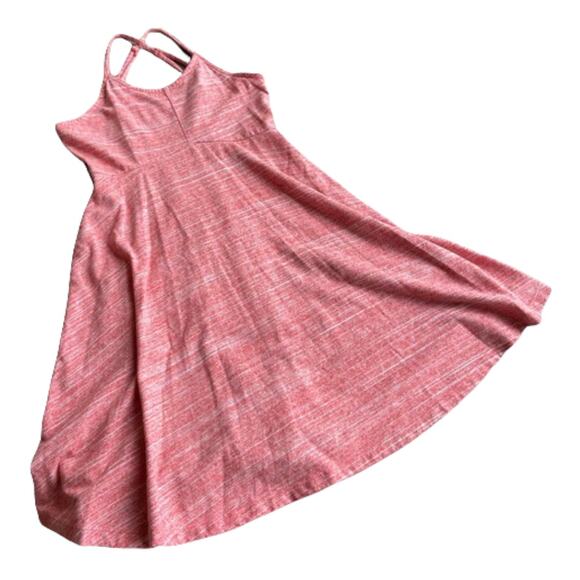 Old Navy Other - Old Navy Girls Dress Size Medium 8 Red Space Dye Knit Sundress Lava Guava Empire